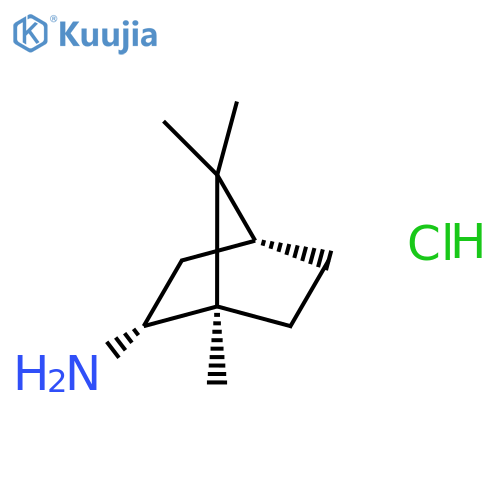 (1R,2R,4R)-1,7,7-trimethylnorbornan-2-amine;hydrochloride structure