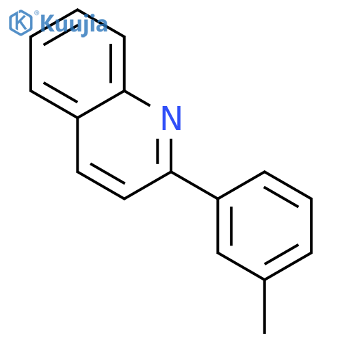 Quinoline, 2-(3-methylphenyl)- structure