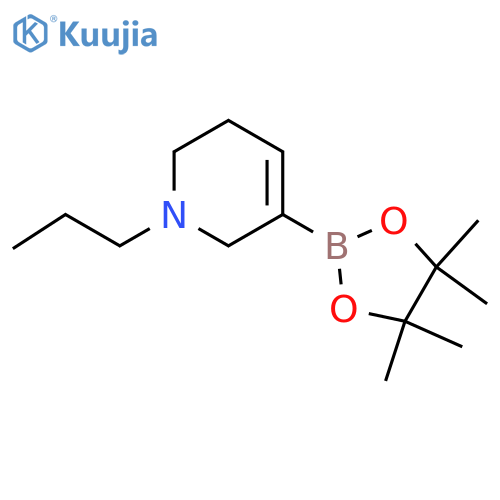 1-propyl-5-(4,4,5,5-tetraMethyl-1,3,2-dioxaborolan-2-yl)-1,2,3,6-tetrahydropyridine structure