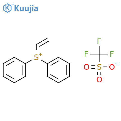 ethenyldiphenylsulfanium trifluoromethanesulfonate structure
