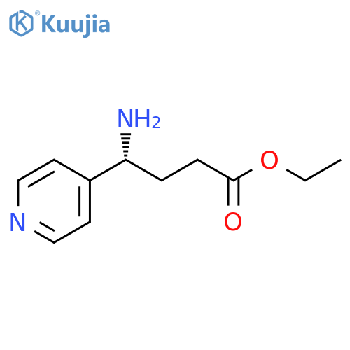 (R)-4-Amino-4-pyridin-4-yl-butyric acid ethyl ester structure