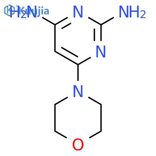 2,4-Pyrimidinediamine, 6-(4-morpholinyl)- structure