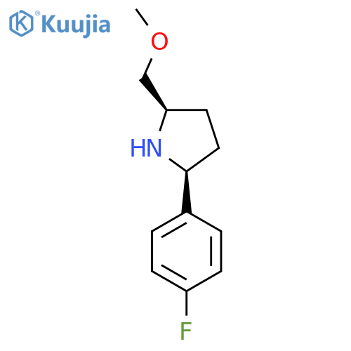 (2S,5R)-2-(4-fluorophenyl)-5-(methoxymethyl)pyrrolidine structure