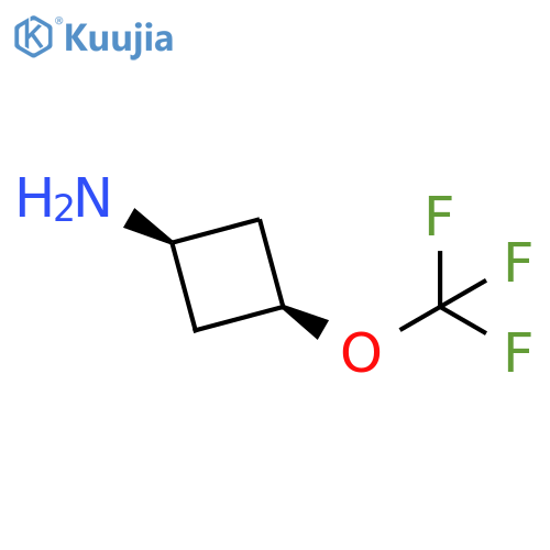 cis-3-Trifluoromethoxy-cyclobutylamine structure
