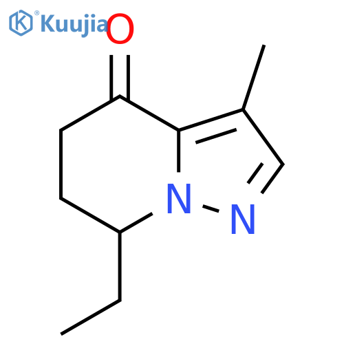 7-Ethyl-3-methyl-6,7-dihydropyrazolo[1,5-a]pyridin-4(5H)-one structure