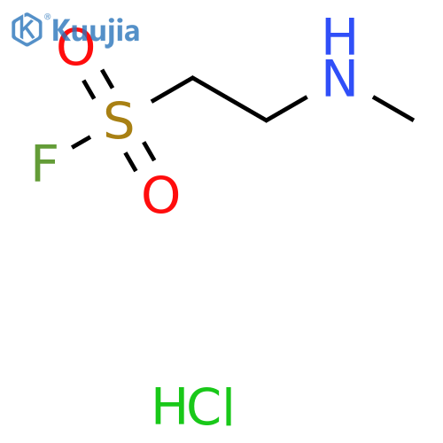 2-(methylamino)ethane-1-sulfonyl fluoride hydrochloride structure