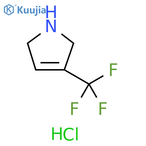 3-(trifluoromethyl)-2,5-dihydro-1H-pyrrole hydrochloride structure