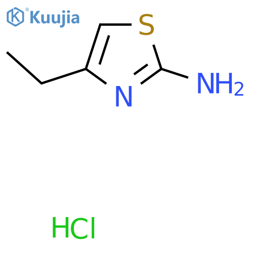 4-\u200bEthyl-\u200b2-Thiazolamine hydrochloride (1:1) structure