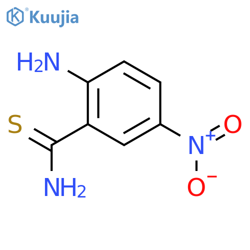 2-amino-5-nitrobenzene-1-carbothioamide structure