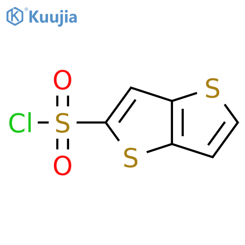 thieno3,2-bthiophene-2-sulfonyl chloride structure