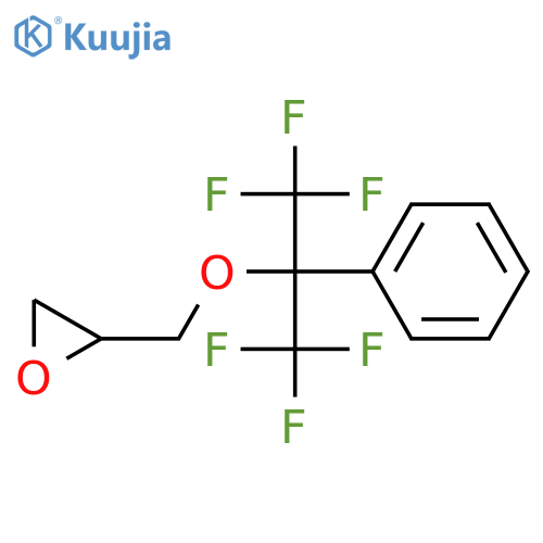 Oxirane,2-[[2,2,2-trifluoro-1-phenyl-1-(trifluoromethyl)ethoxy]methyl]- structure