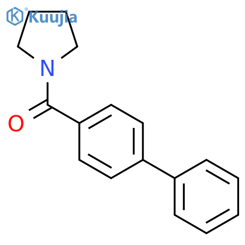 1-(4-phenylbenzoyl)pyrrolidine structure