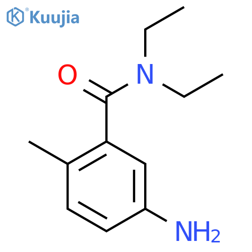 Benzamide, 5-amino-N,N-diethyl-2-methyl- structure