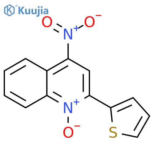 Quinoline, 4-nitro-2-(2-thienyl)-, 1-oxide structure