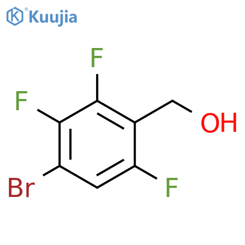Benzenemethanol,4-bromo-2,3,6-trifluoro- structure