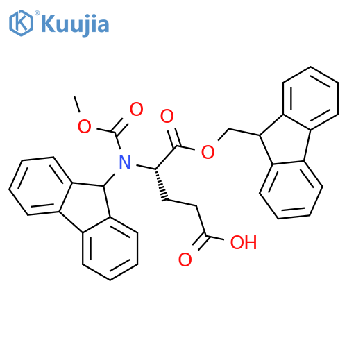 Fmoc-d-glu-ofm structure