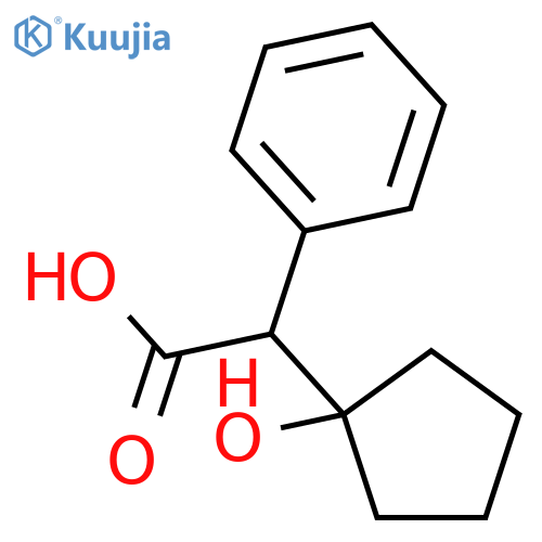 1-Hydroxy-α-Phenylcyclopentaneacetic Acid structure