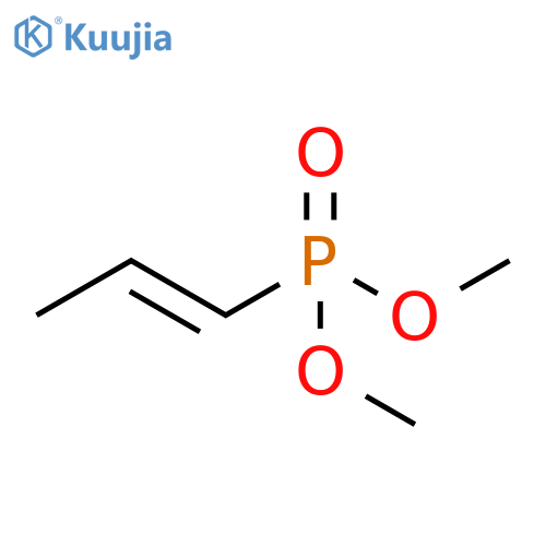 Phosphonic acid, (1E)-1-propenyl-, dimethyl ester structure