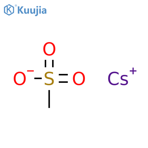 Methanesulfonic acid,cesium salt (8CI,9CI) structure