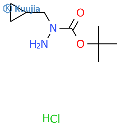 N-(cyclopropylmethyl)(tert-butoxy)carbohydrazide hydrochloride structure