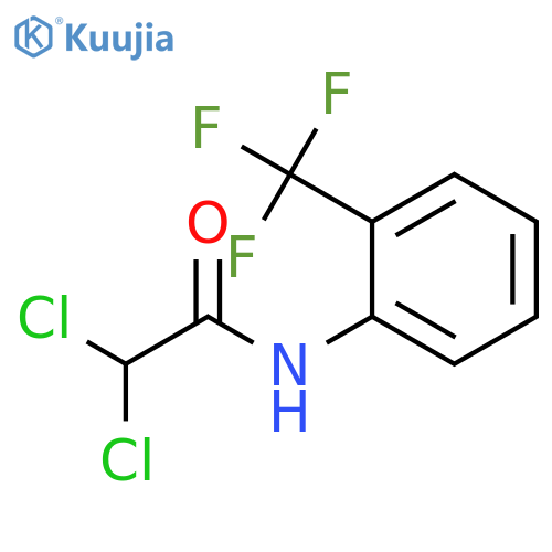 Acetamide, 2,2-dichloro-N-[2-(trifluoromethyl)phenyl]- structure