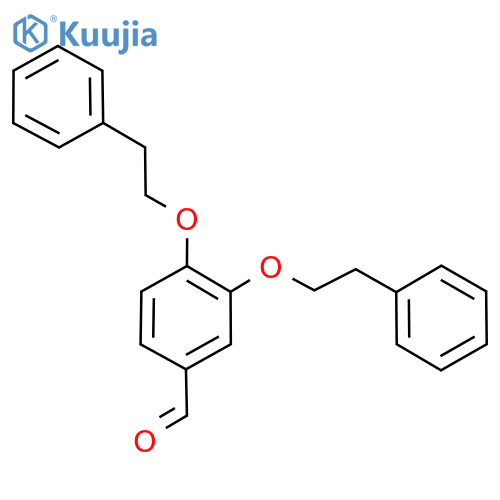 3,4-Diphenethoxybenzaldehyde structure