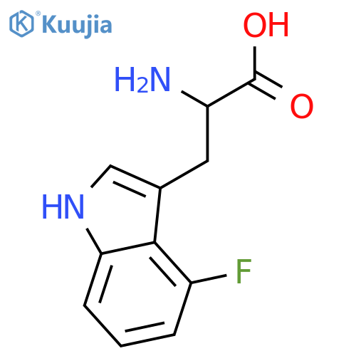 4-fluorotryptophan structure