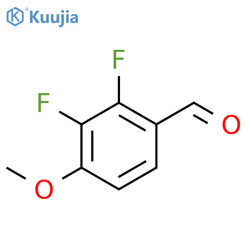 2,3-Difluoro-4-methoxybenzaldehyde structure