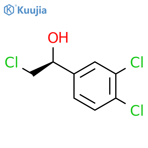 (1S)-2-chloro-1-(3,4-dichlorophenyl)ethan-1-ol structure