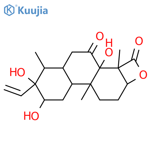 5,12,13-Trihydroxy-6-oxo-15-cassen-19,3-olide; (3β,5α,12α,13β)-form structure