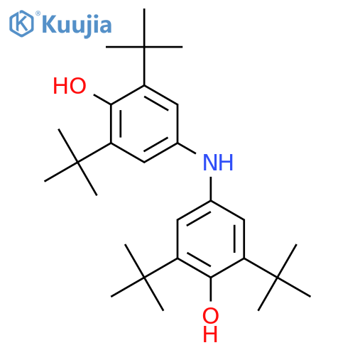 Phenol, 4,4'-iminobis[2,6-bis(1,1-dimethylethyl)- structure
