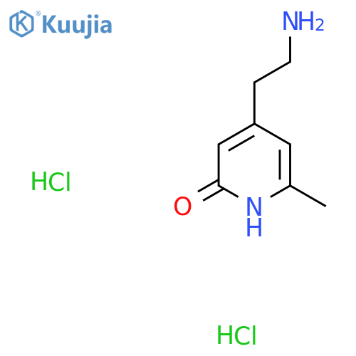 4-(2-Aminoethyl)-6-methyl-1H-pyridin-2-one;dihydrochloride structure