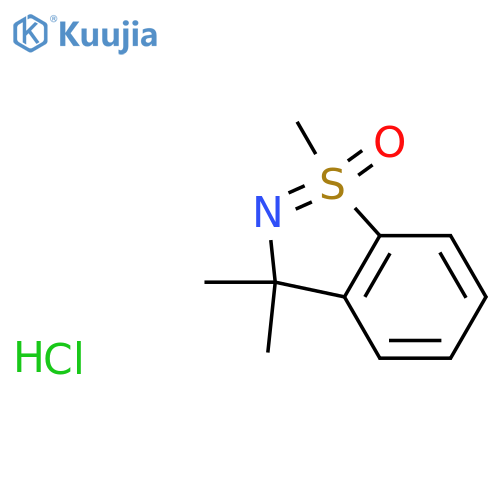 1,3,3-trimethyl-3H-1lambda6,2-benzothiazol-1-one hydrochloride structure