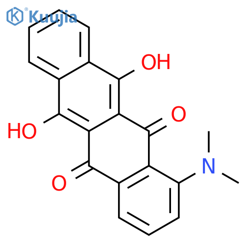 5,12-Naphthacenedione,1-(dimethylamino)-6,11-dihydroxy- structure