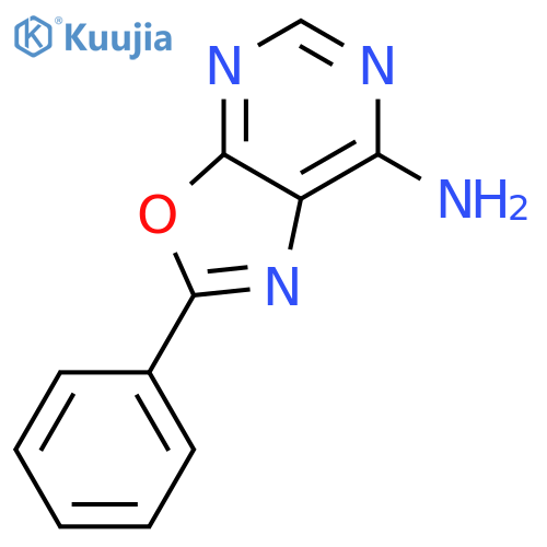 Oxazolo[5,4-d]pyrimidin-7-amine,2-phenyl- structure