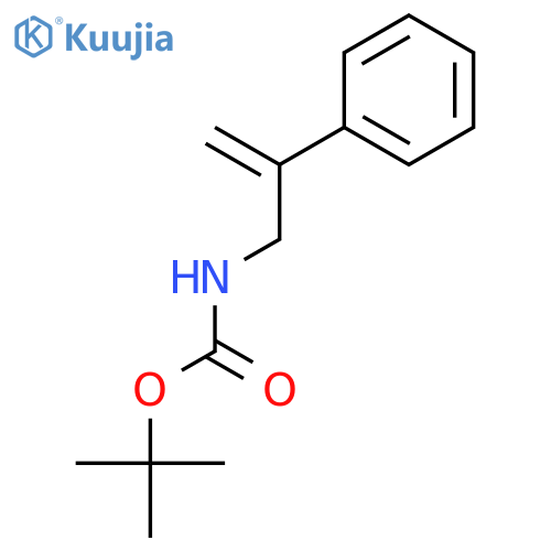 Carbamic acid, (2-phenyl-2-propenyl)-, 1,1-dimethylethyl ester structure