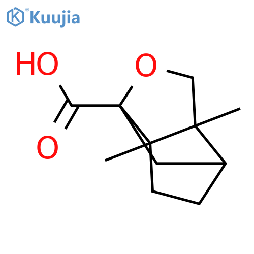 6,7-dimethyl-4-oxatricyclo4.3.0.0^{3,7}nonane-3-carboxylic acid structure