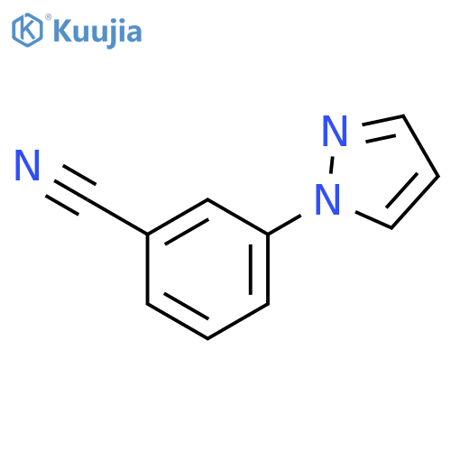 3-(1H-Pyrazol-1-yl)benzonitrile structure