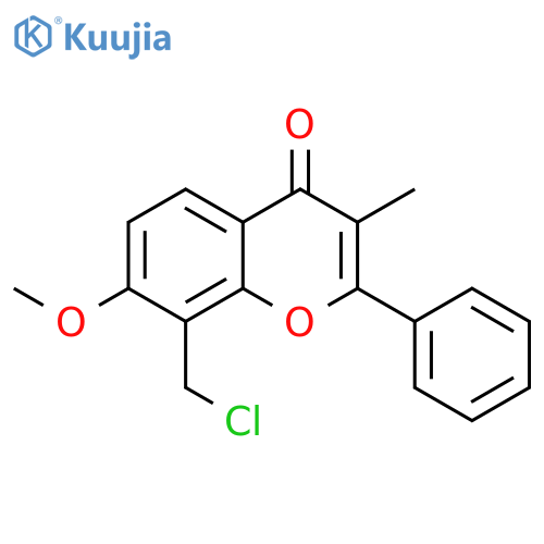 3-Methyl-7-methoxy-8-(chloromethyl)flavone structure
