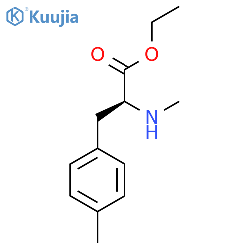 ethyl (2S)-2-(methylamino)-3-(4-methylphenyl)propanoate structure