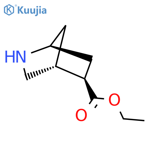 ethyl (1S,4R,5R)-2-azabicyclo2.2.1heptane-5-carboxylate structure