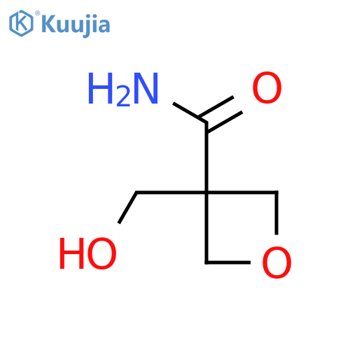 3-(Hydroxymethyl)oxetane-3-carboxamide structure