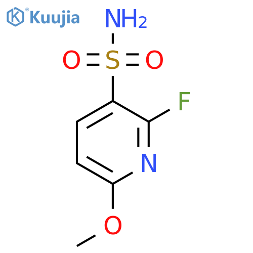 2-Fluoro-6-methoxypyridine-3-sulfonamide structure