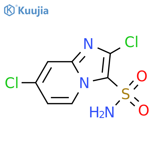 2,7-dichloroimidazo1,2-apyridine-3-sulfonamide structure