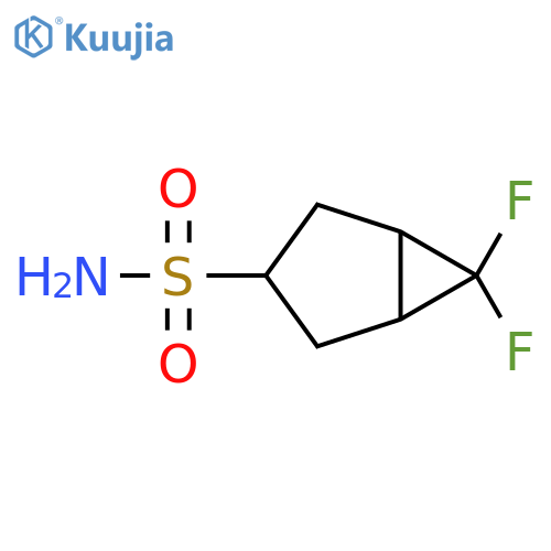 6,6-Difluorobicyclo[3.1.0]hexane-3-sulfonamide structure