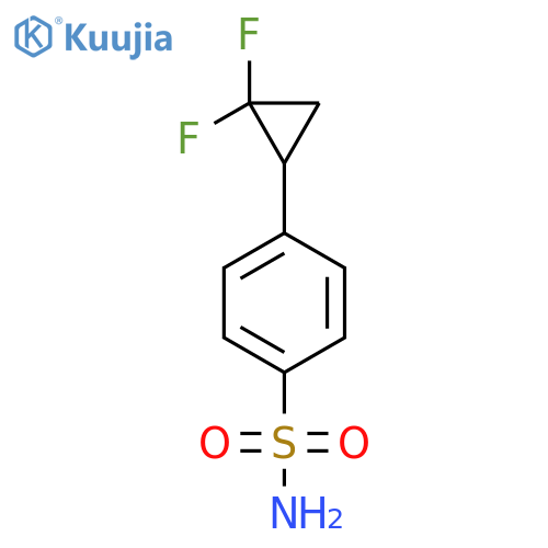 4-(2,2-Difluorocyclopropyl)benzene-1-sulfonamide structure