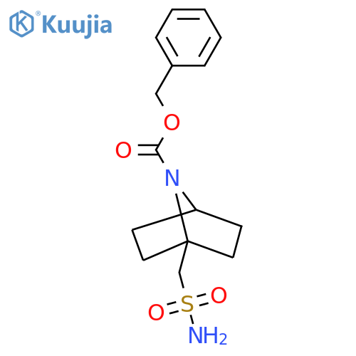 benzyl 1-(sulfamoylmethyl)-7-azabicyclo2.2.1heptane-7-carboxylate structure