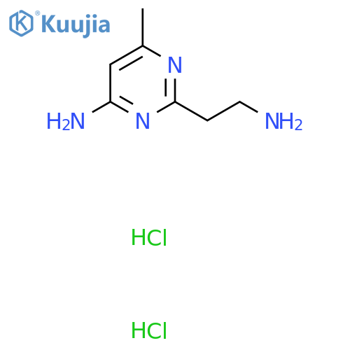 2-(2-Aminoethyl)-6-methylpyrimidin-4-amine dihydrochloride structure