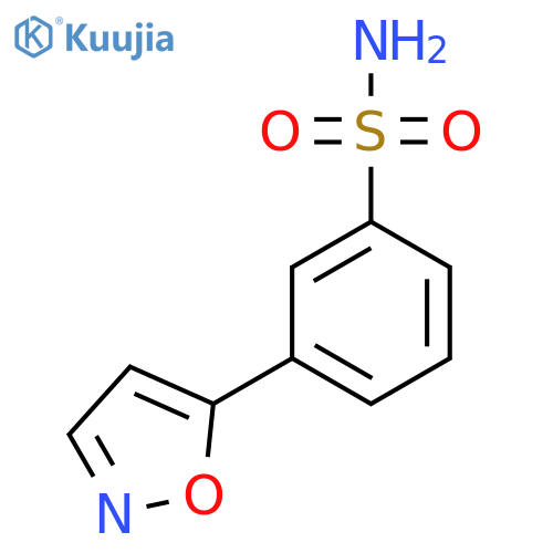 3-(1,2-Oxazol-5-yl)benzene-1-sulfonamide structure