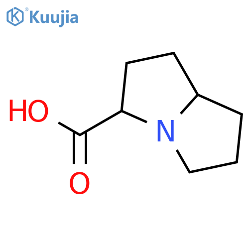 1H-Pyrrolizine-3-carboxylicacid, hexahydro- structure